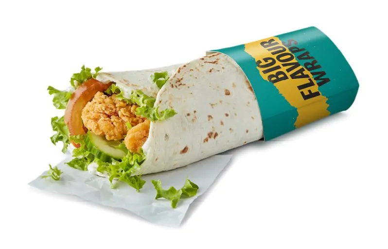 Mcdonalds wrap of the day monday