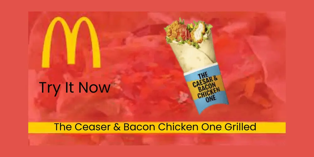 McDonald's wrap of the day grilled